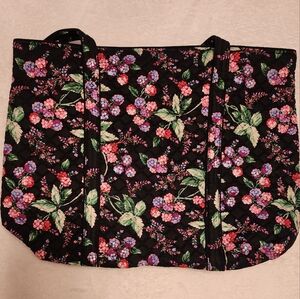 Vera Bradley Iconic Winter Berry Tote